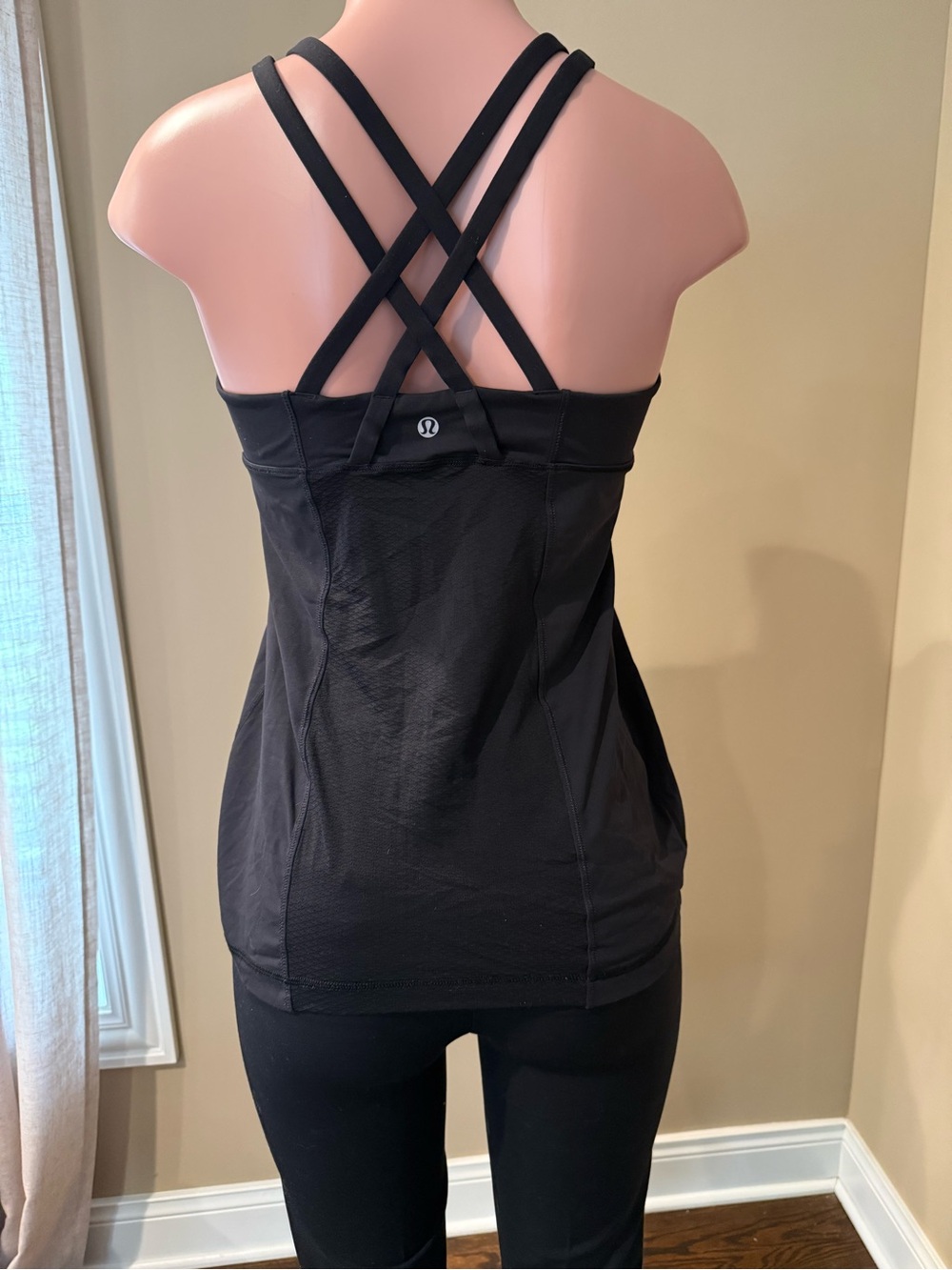lululemon athletica Black Racerback Tank Top